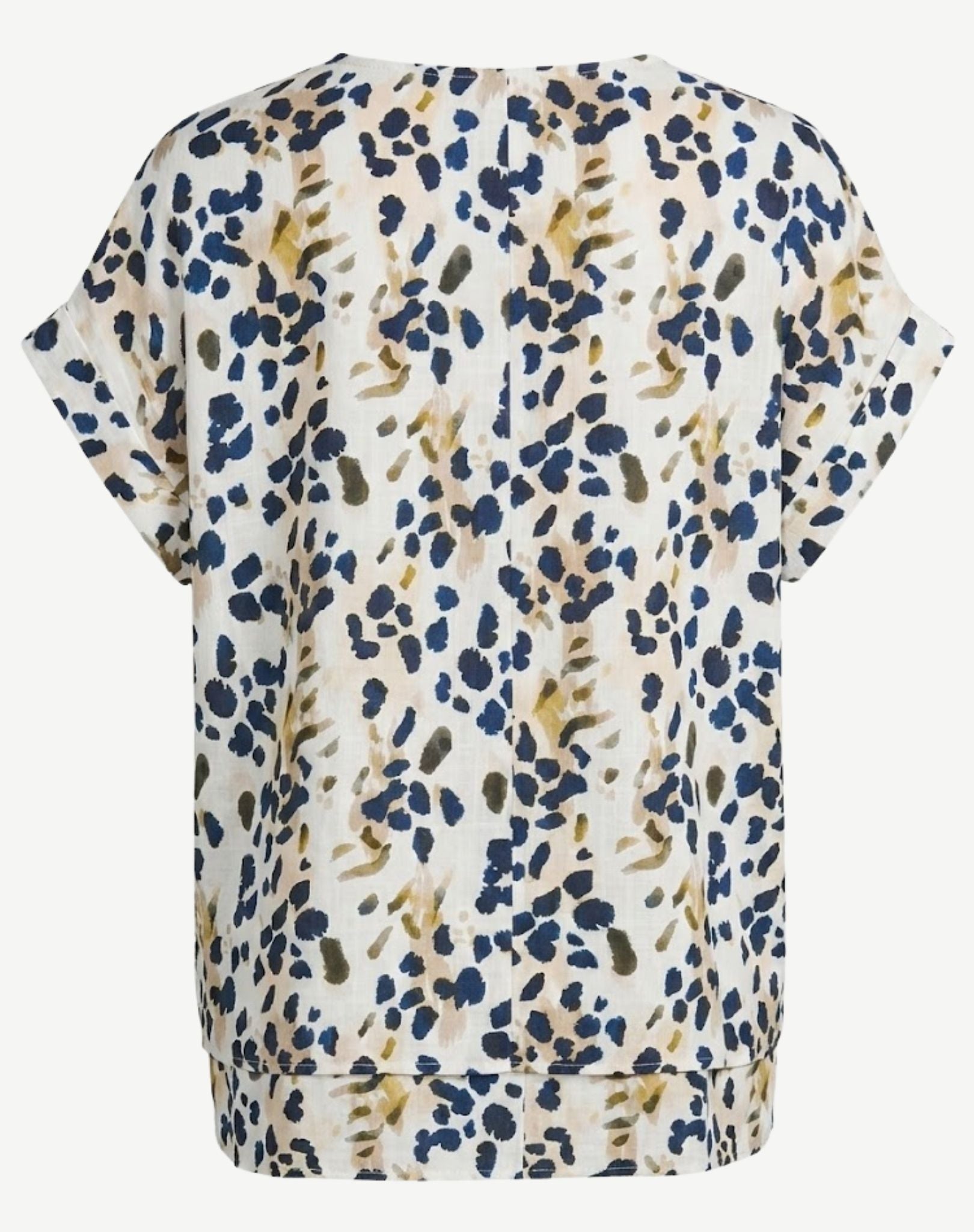 Ink Leopard Button Front Layered Top (Copy) Corfu Jeans