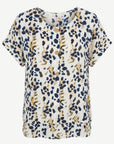 Ink Leopard Button Front Layered Top (Copy) Corfu Jeans