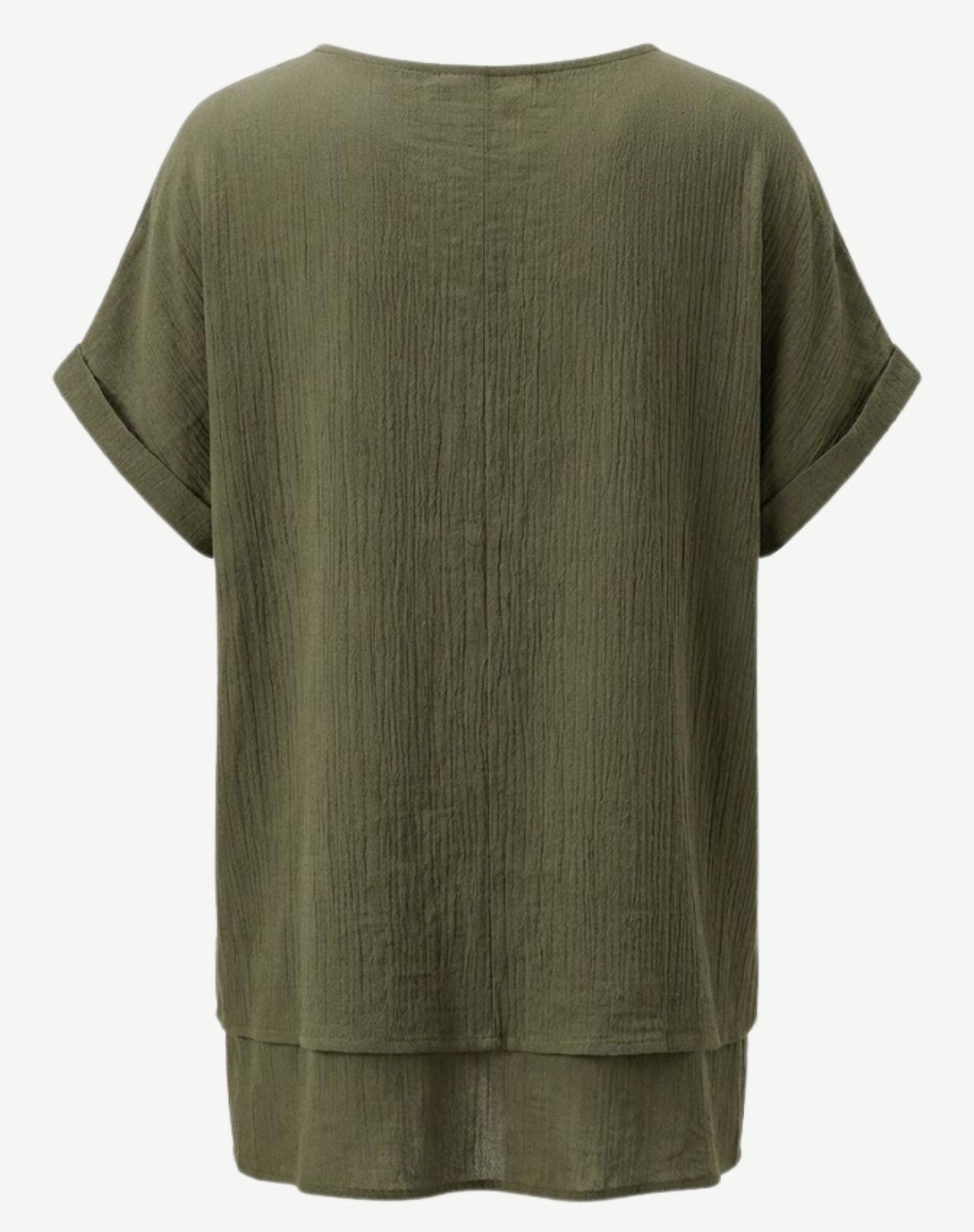 Sagewood Short Sleeve Top Corfu Jeans