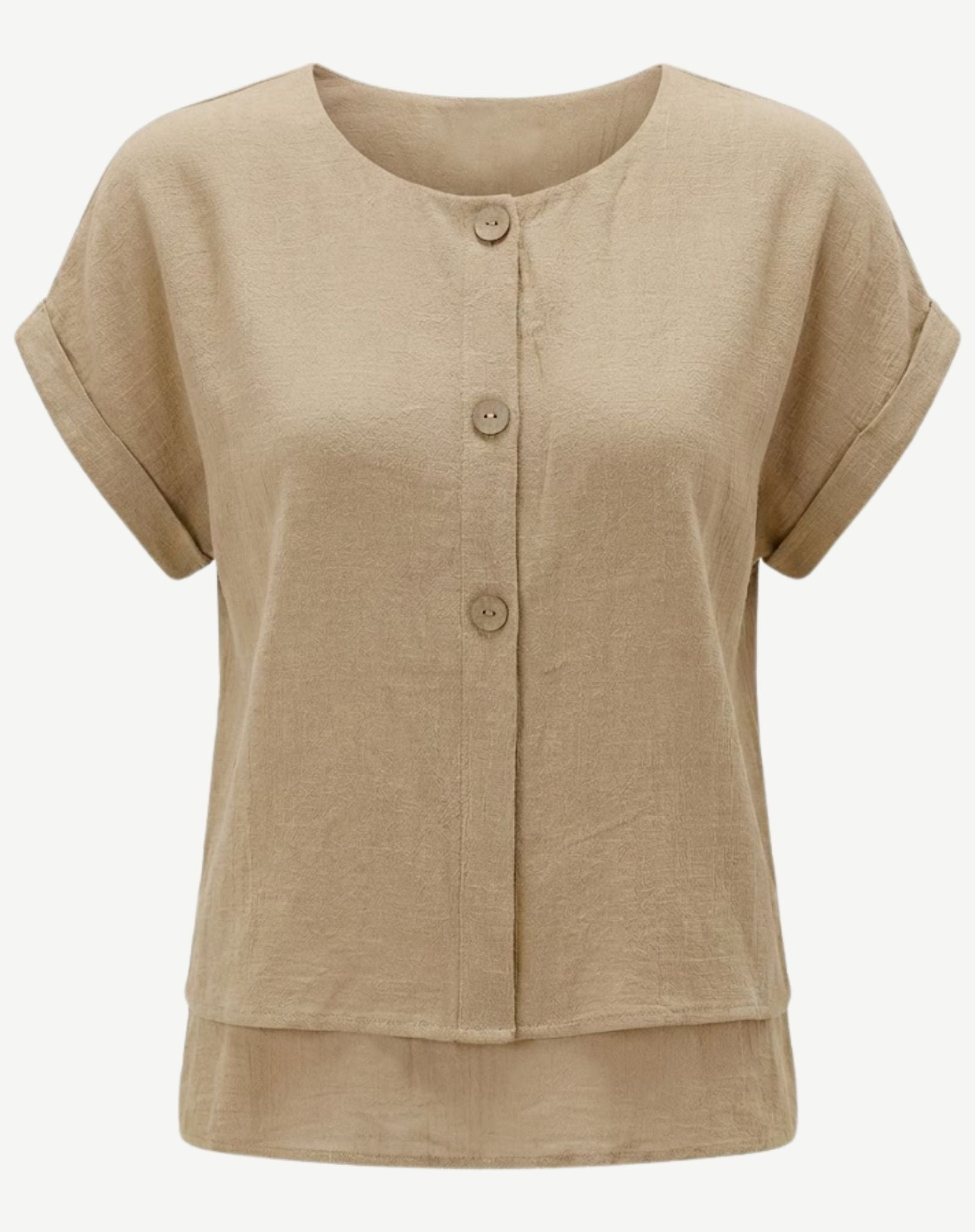Sand Short Sleeve Top Corfu Jeans