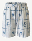 Cloud Stitch Cotton Printed Shorts Corfu Jeans
