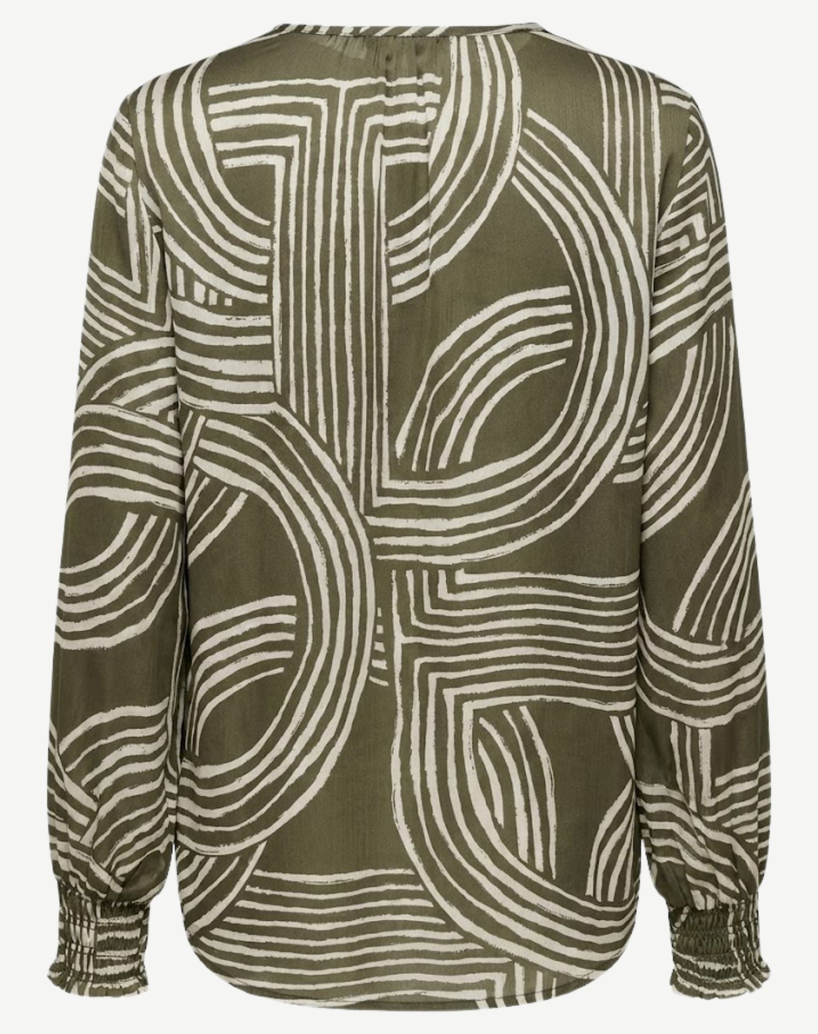 Grove Printed Long Sleeve Blouse Corfu Jeans