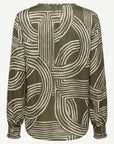 Grove Printed Long Sleeve Blouse Corfu Jeans