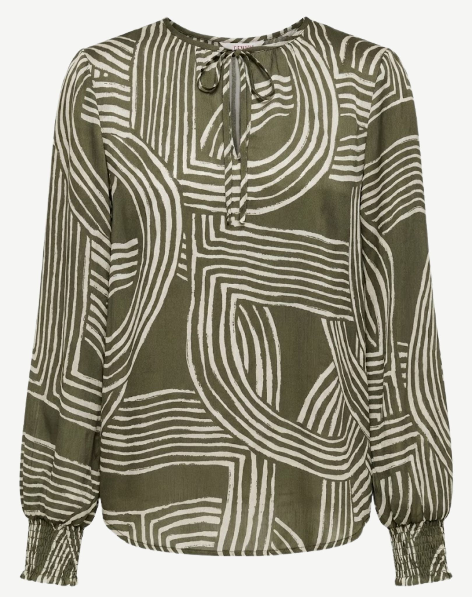 Grove Printed Long Sleeve Blouse Corfu Jeans
