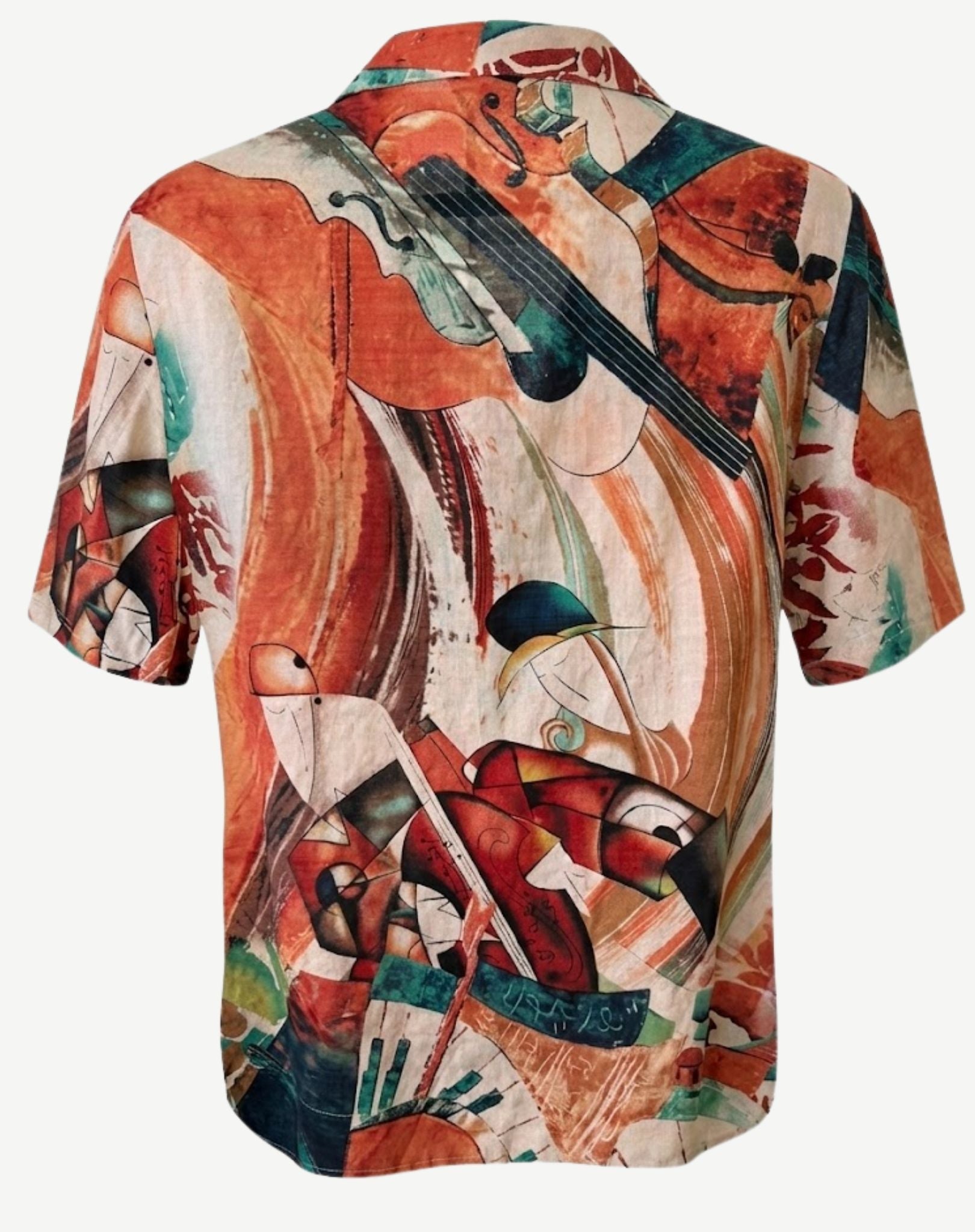 Funky Tunes Printed Short Sleeve Shirt Corfu Jeans