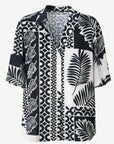 Indigo Printed Relaxed Shirt Corfu Jeans