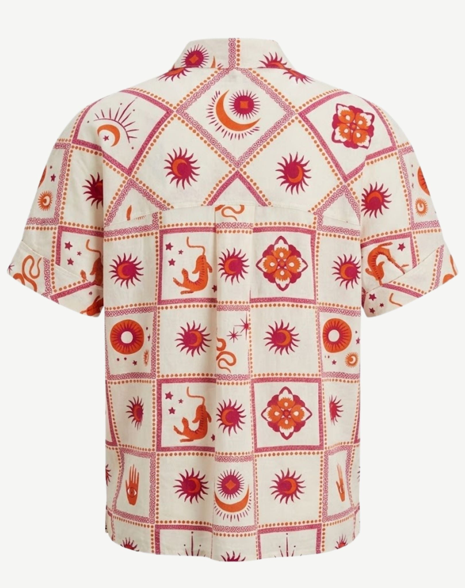 Solara Printed Short Sleeve Shirt Corfu Jeans