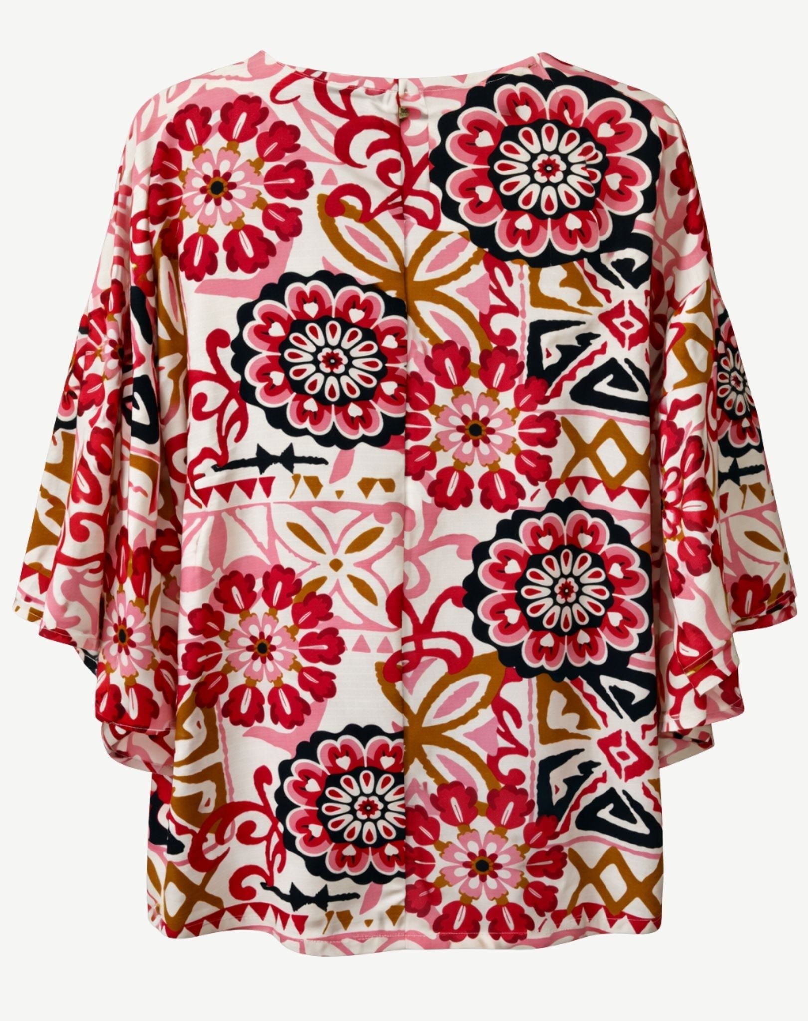 Island Vibe Printed Top Corfu Jeans