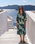 Seafoam Printed Midi Dress Corfu Jeans