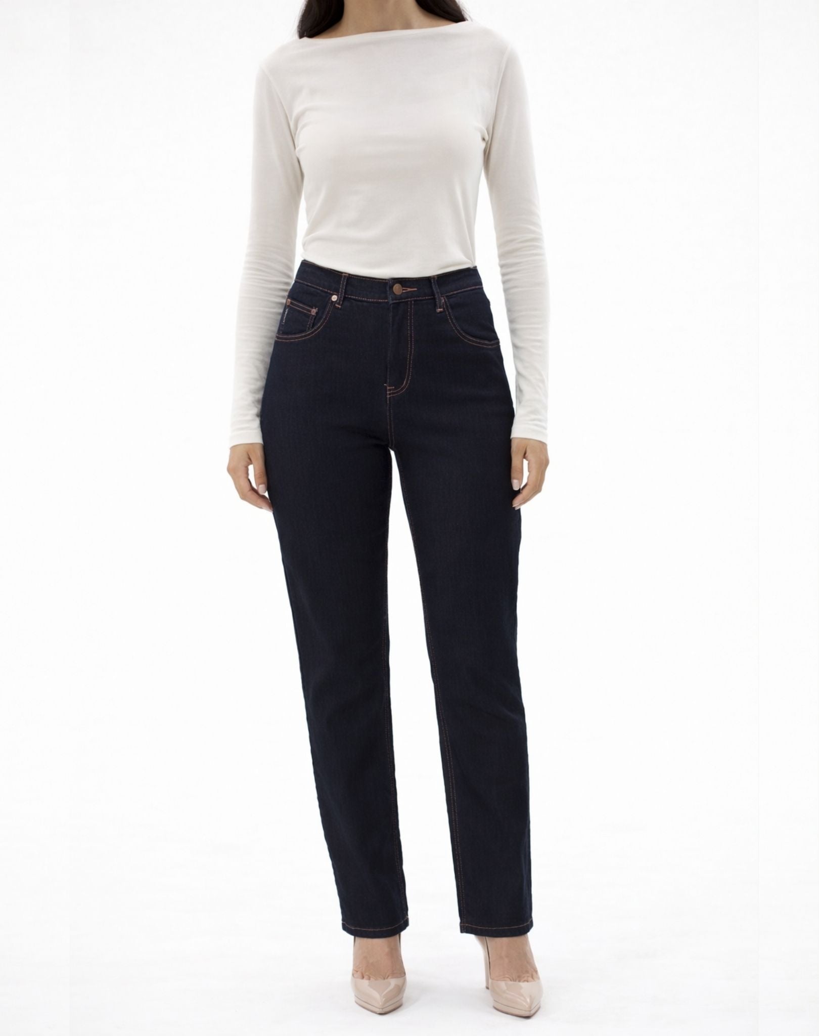 Easy Fit Comfort Classic Rinse Stretch Blue Denim Jeans Corfu Easy Living