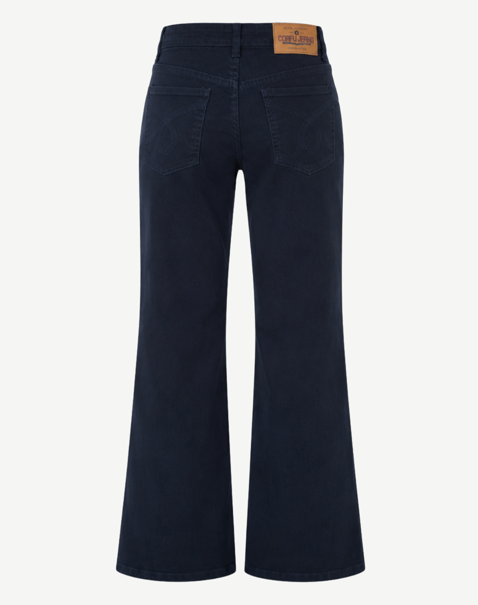 Lisa Navy Flare Denim Jeans Corfu Jeans