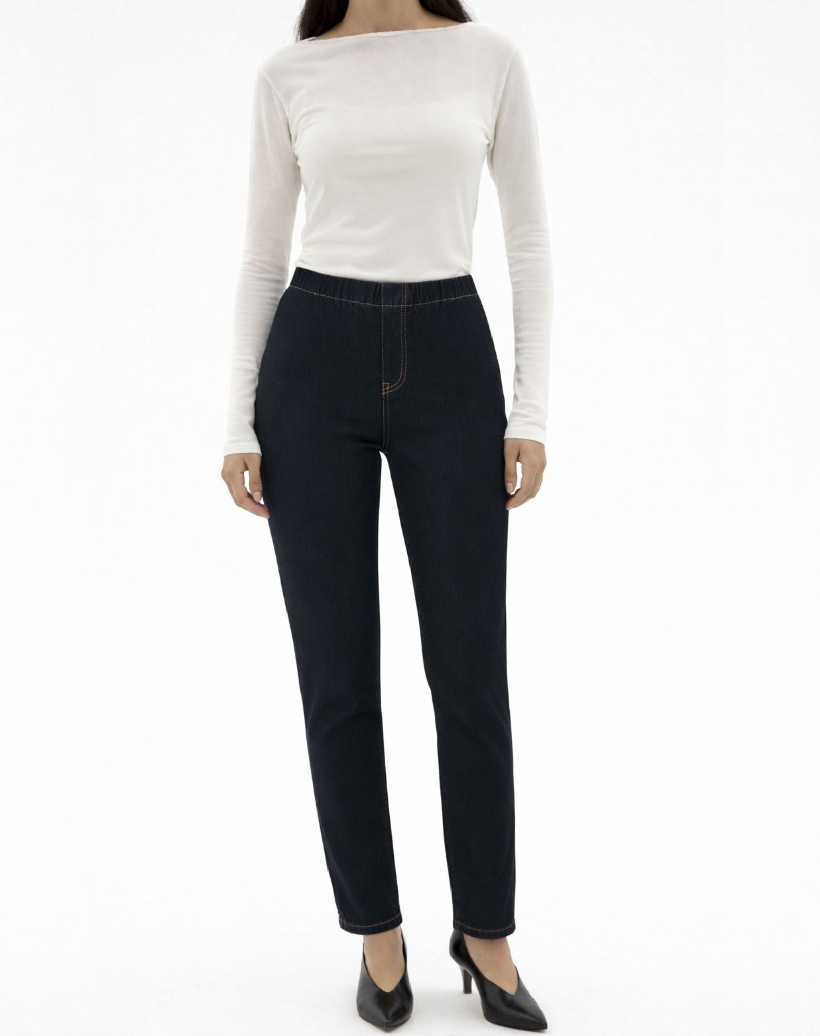 W04B1113 Classic Rinse Premium Stretch Denim Jeggings Corfu Easy Living