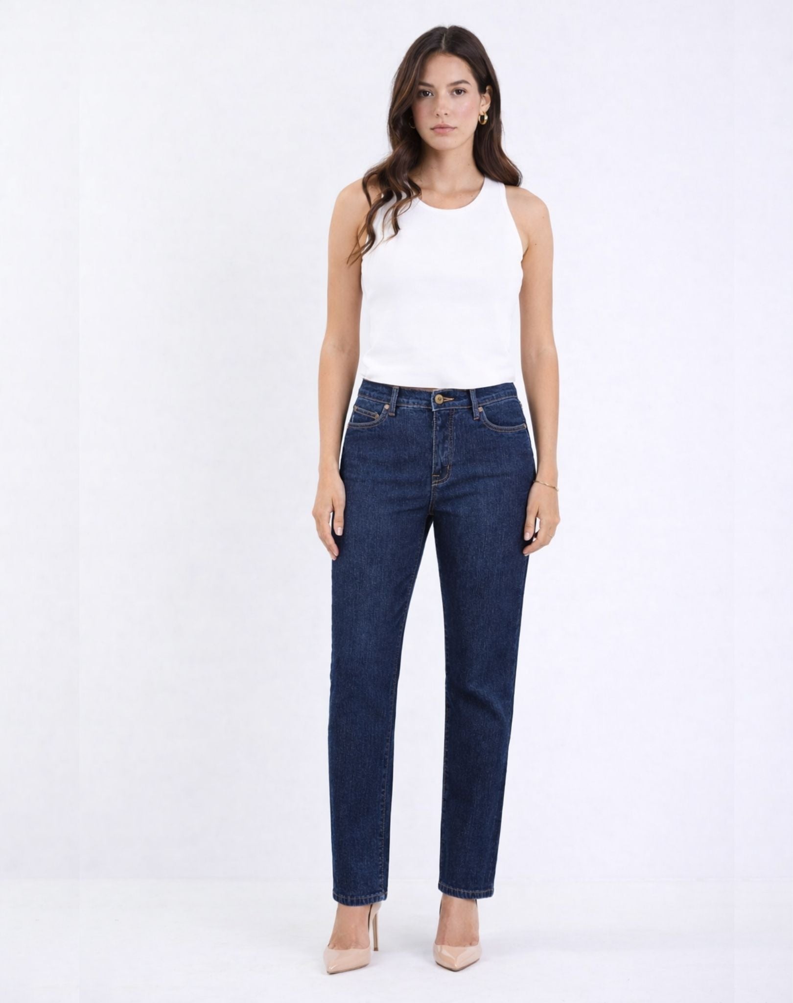 Audrey Vintage Stretch Denim Jeans Corfu Easy Living