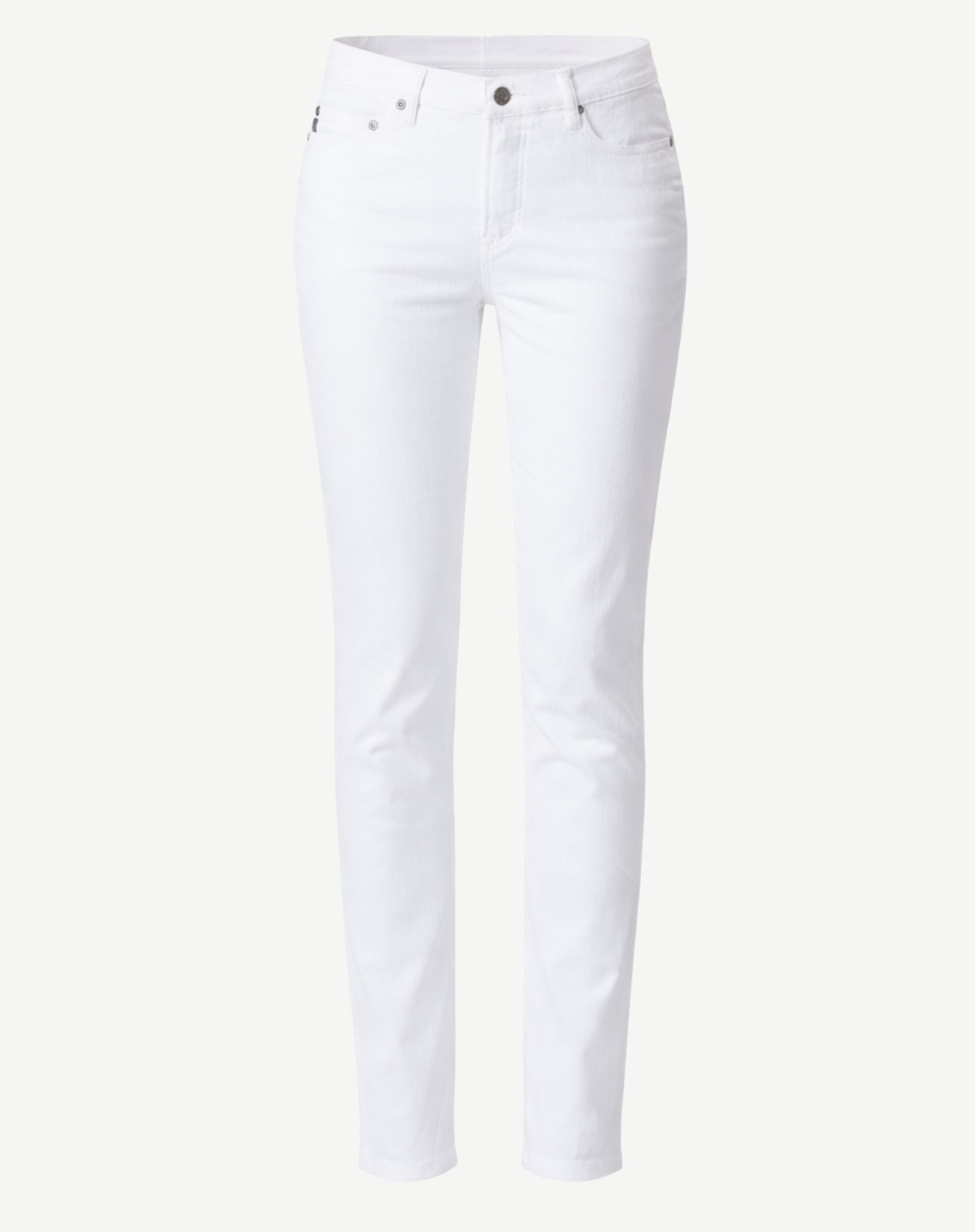 Audrey White Stretch Denim Jeans Corfu Easy Living