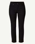W04B2099 Boyfriend Cotton Stretch Denim Black Jeans Corfu Easy Living