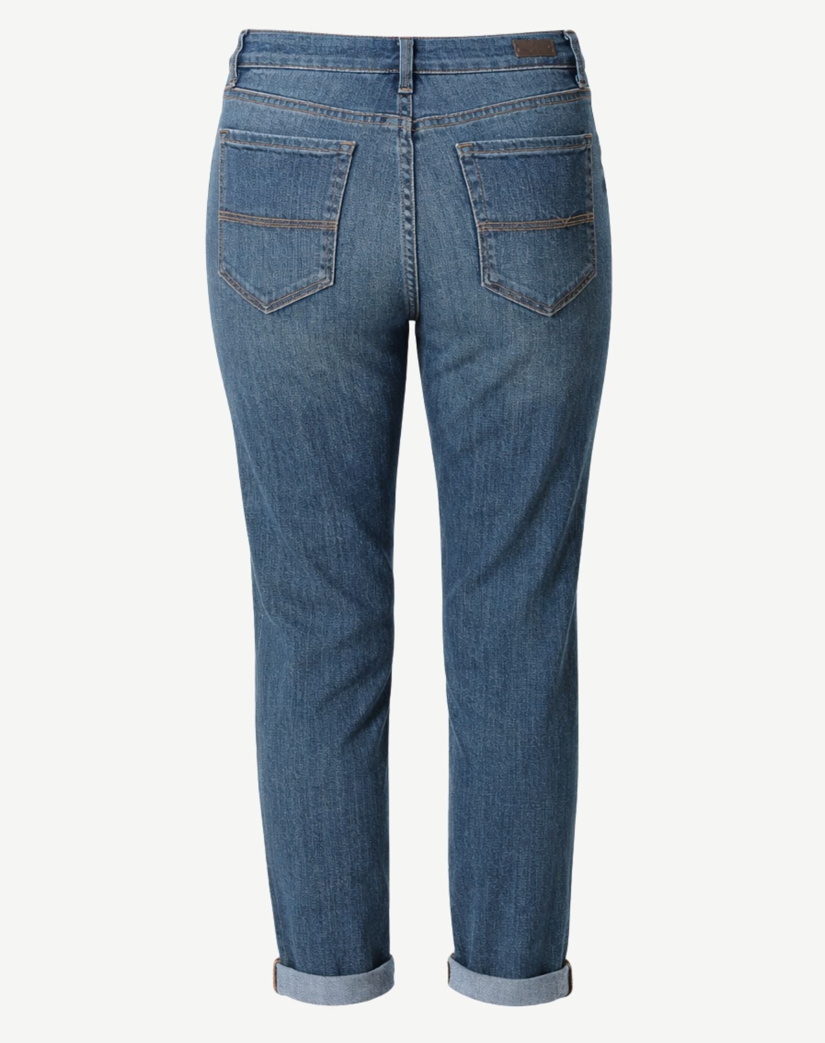 W04B2099 Blue Mix Barca Wash Denim Cropped Jeans Corfu Easy Living