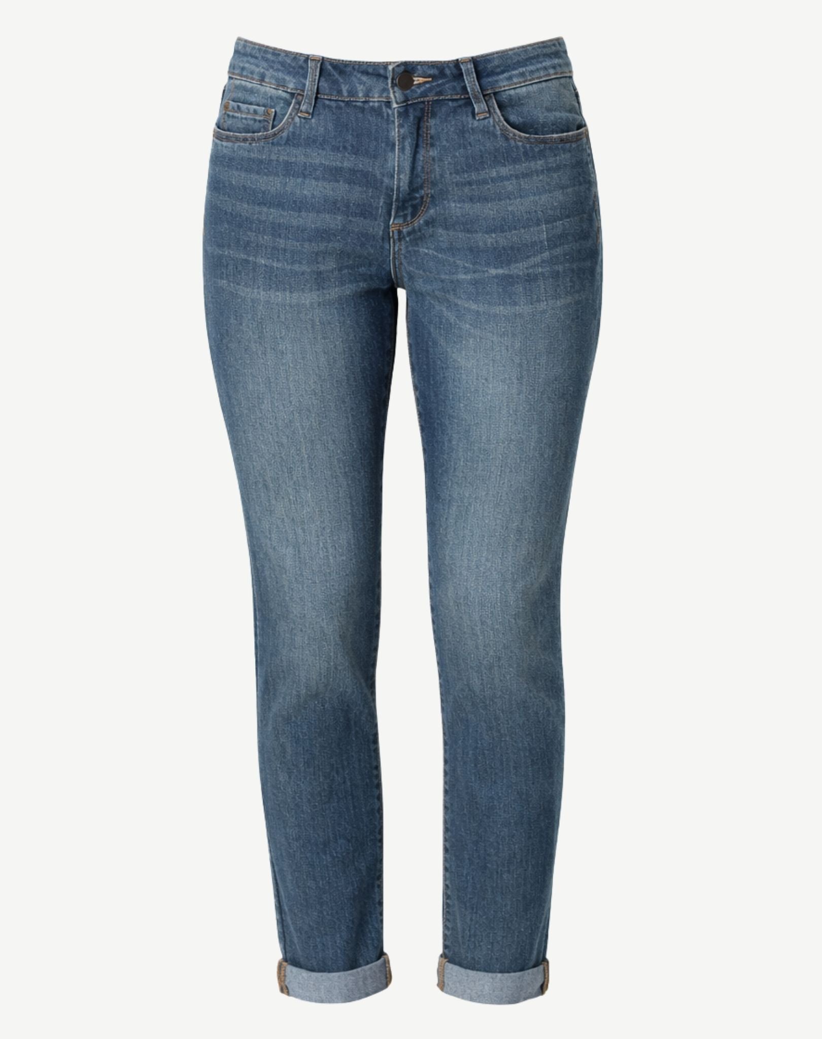 W04B2099 Blue Mix Barca Wash Denim Cropped Jeans Corfu Easy Living