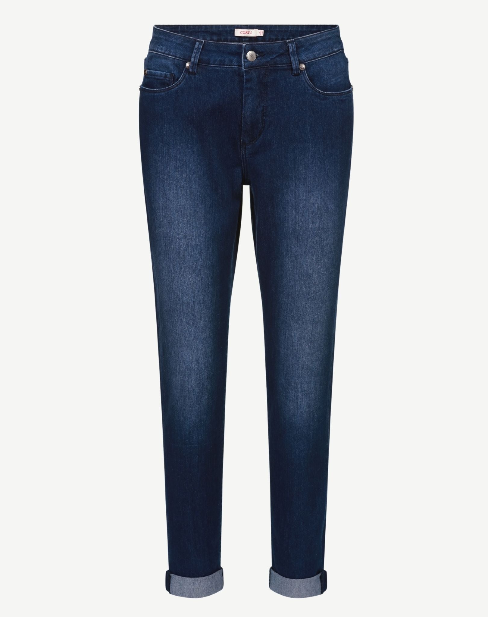 W04B2099 French Blue Wash Boyfriend Jeans Corfu Easy Living