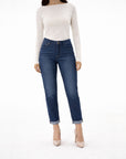 W04B2099 Indigo Spot Boyfriend Jeans Corfu Jeans