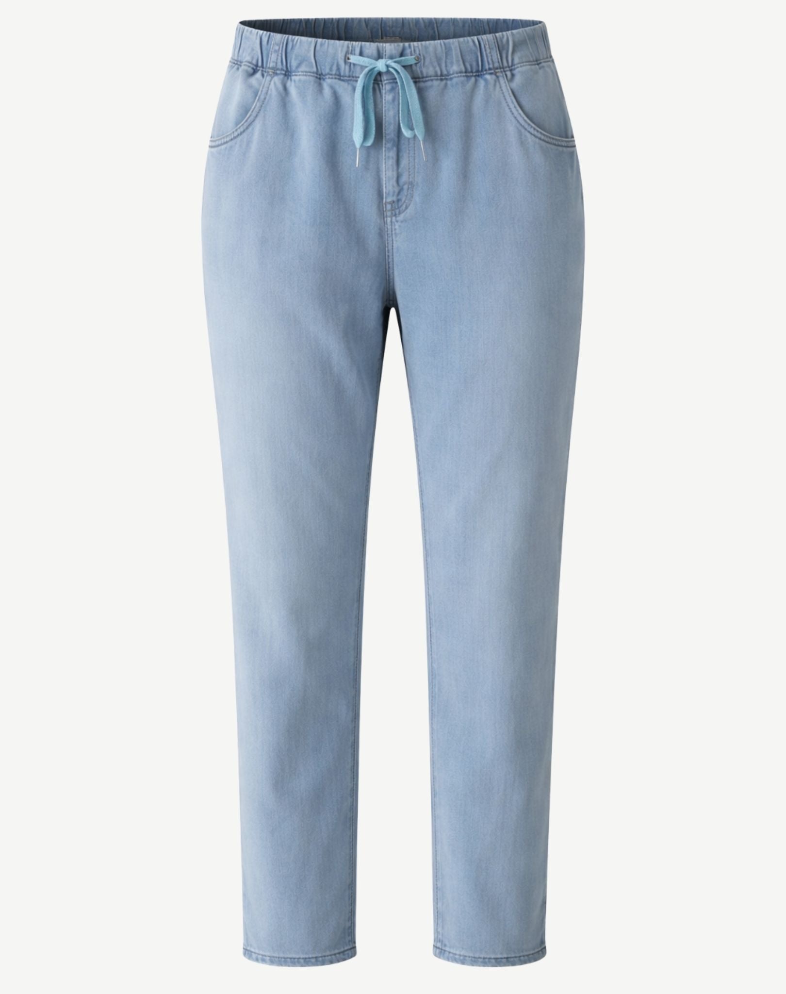 Mist Wash Elasticated Drawstring Stretch Denim Jeans Corfu Jeans