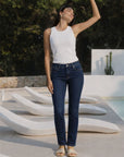 Sheri Classic Blue Stretch Denim Jeans Corfu Jeans
