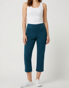 Deep Teal Essential Stretch Capri Pant