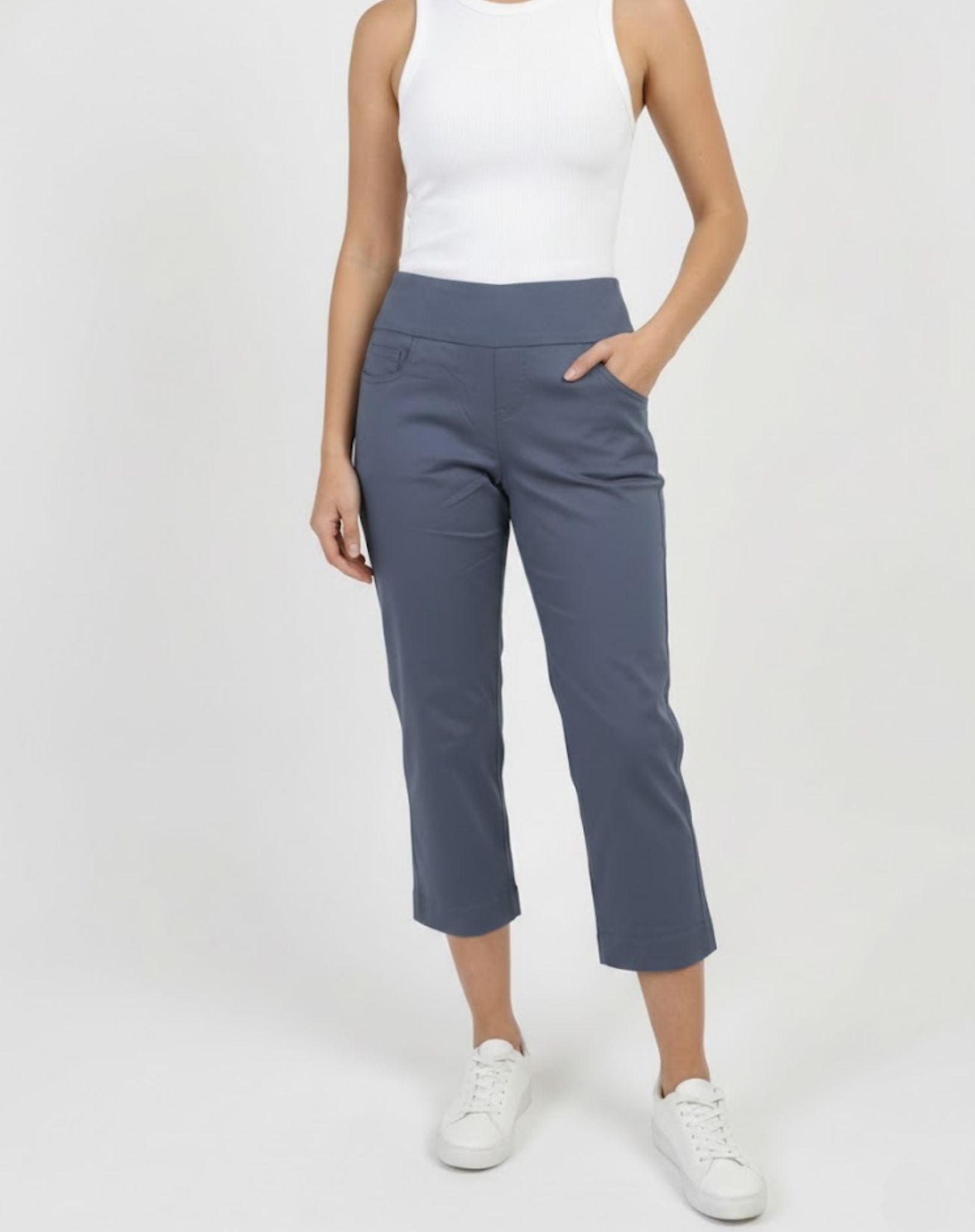 Blue Jean Essential Stretch Capri Pant Corfu Jeans
