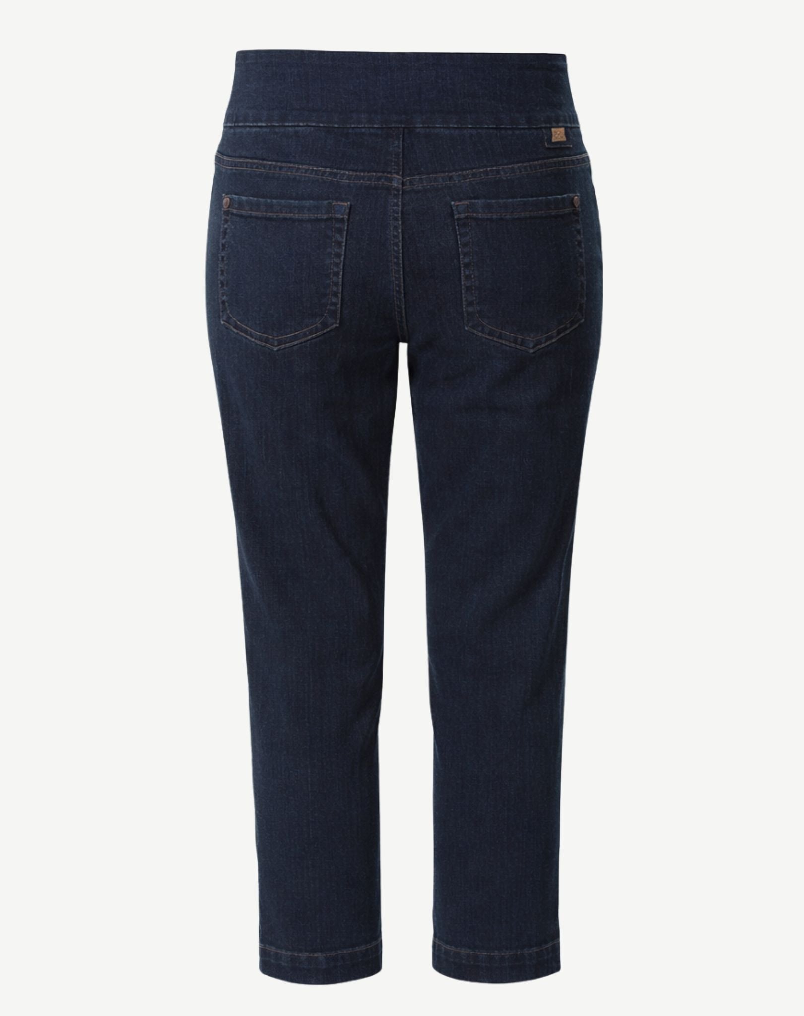 Louis Crop Dark Atlantic Super Stretch Denim Jeans Corfu Easy Living