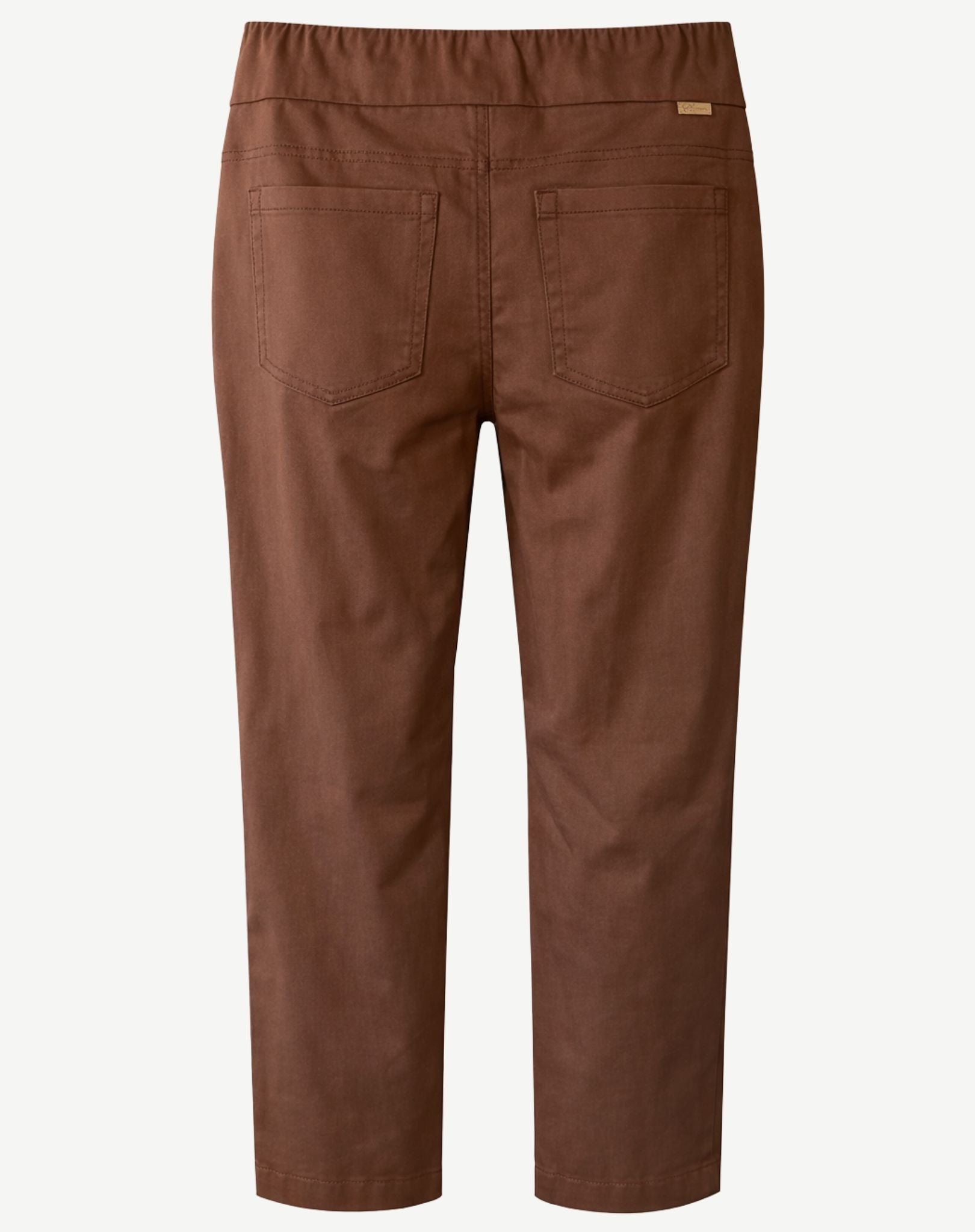 Mocha Essential Stretch Capri Pant Corfu Jeans