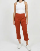 Sienna Brown Essential Stretch Capri Pant