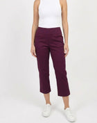 Summer Plum Essential Stretch Capri Pant