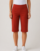 Sienna Essential Stretch Knee-Length Shorts