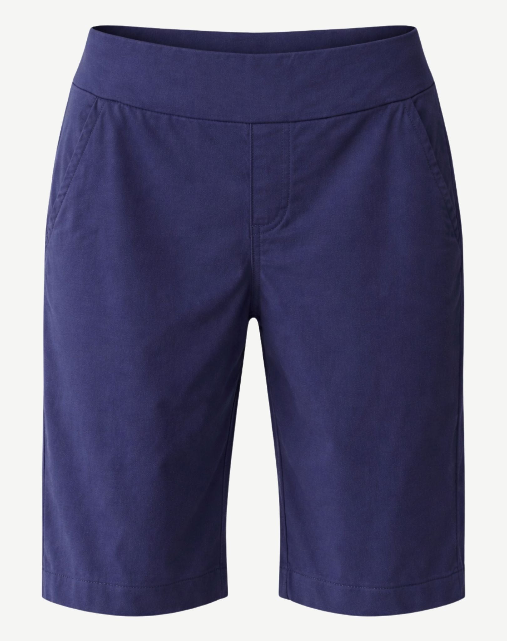 Classic Navy Essential Stretch Knee-Length Shorts Corfu Jeans
