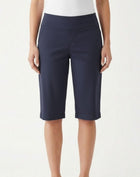 Classic Navy Essential Stretch Knee-Length Shorts