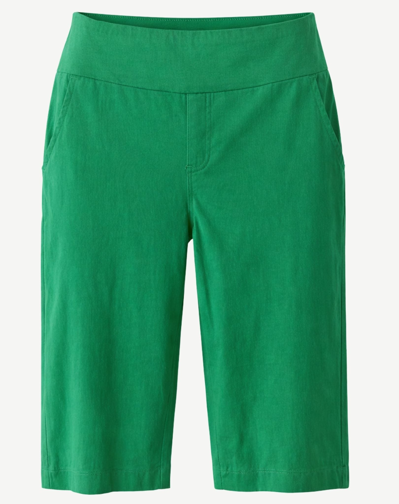 Clover Green Essential Stretch Knee-Length Shorts Corfu Jeans