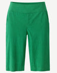 Clover Green Essential Stretch Knee-Length Shorts Corfu Jeans