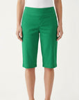Clover Green Essential Stretch Knee-Length Shorts Corfu Jeans