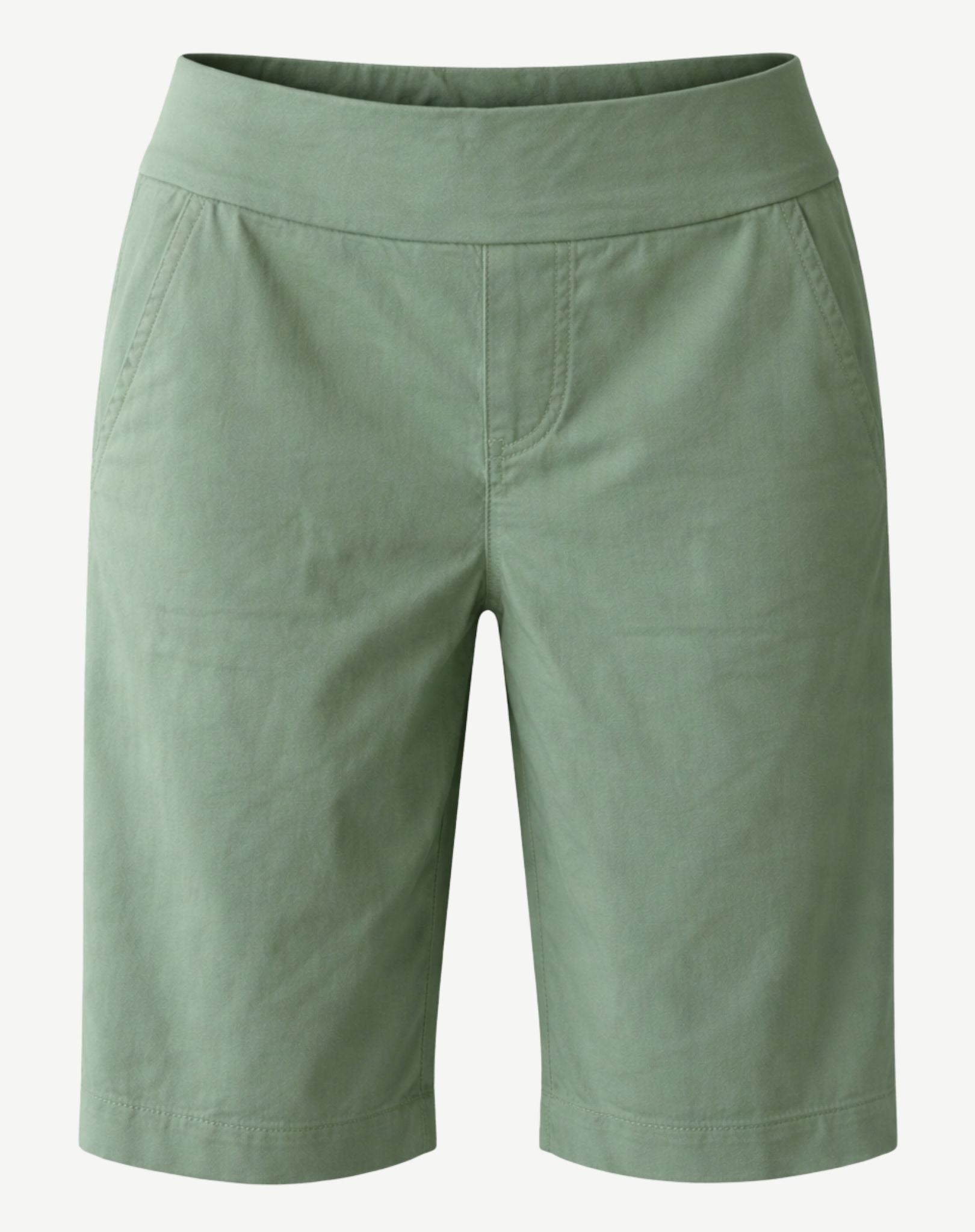 Soft Fern Essential Stretch Knee-Length Shorts Corfu Jeans