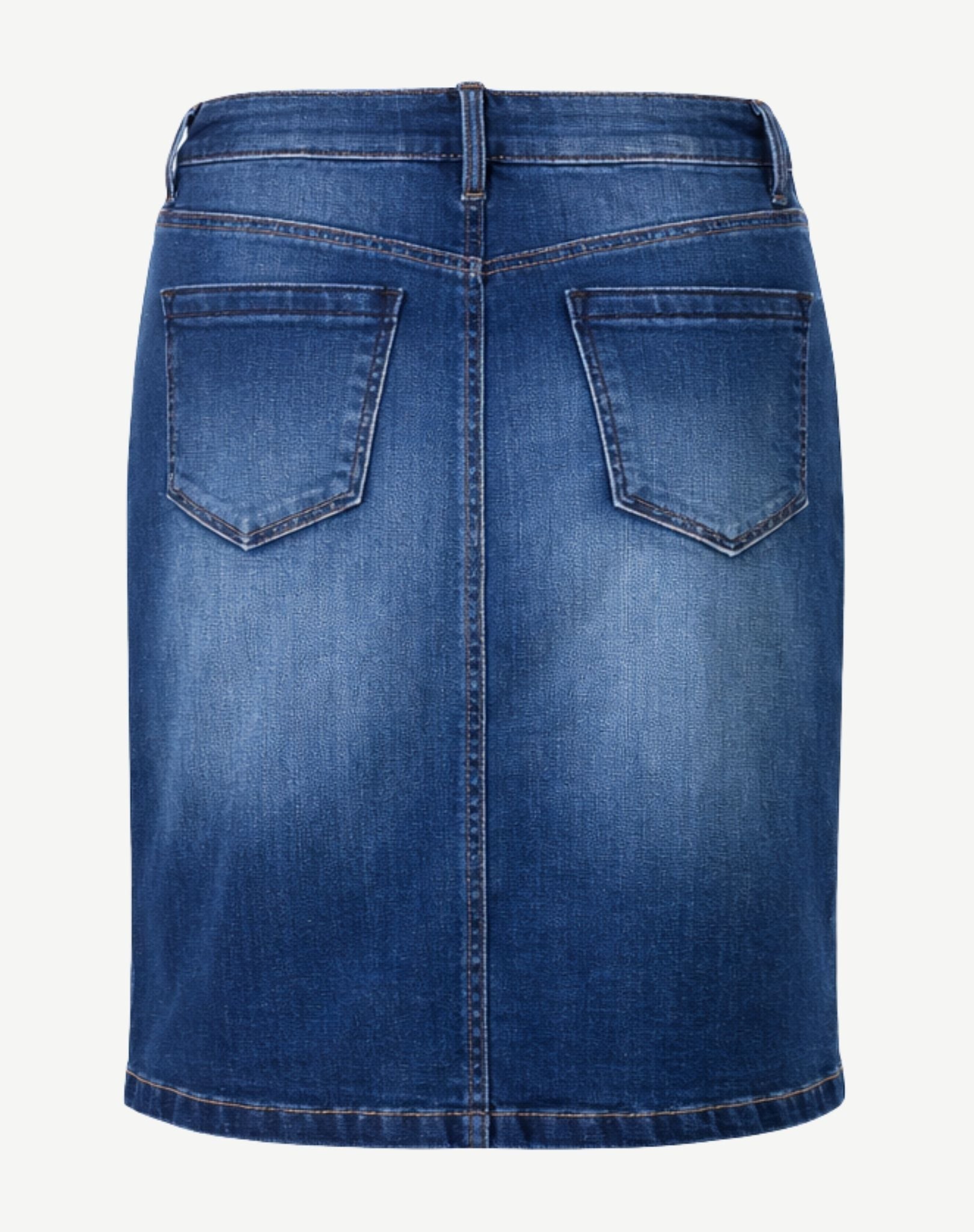 W04B5198 Clara French Blue Denim Skirt Corfu Jeans
