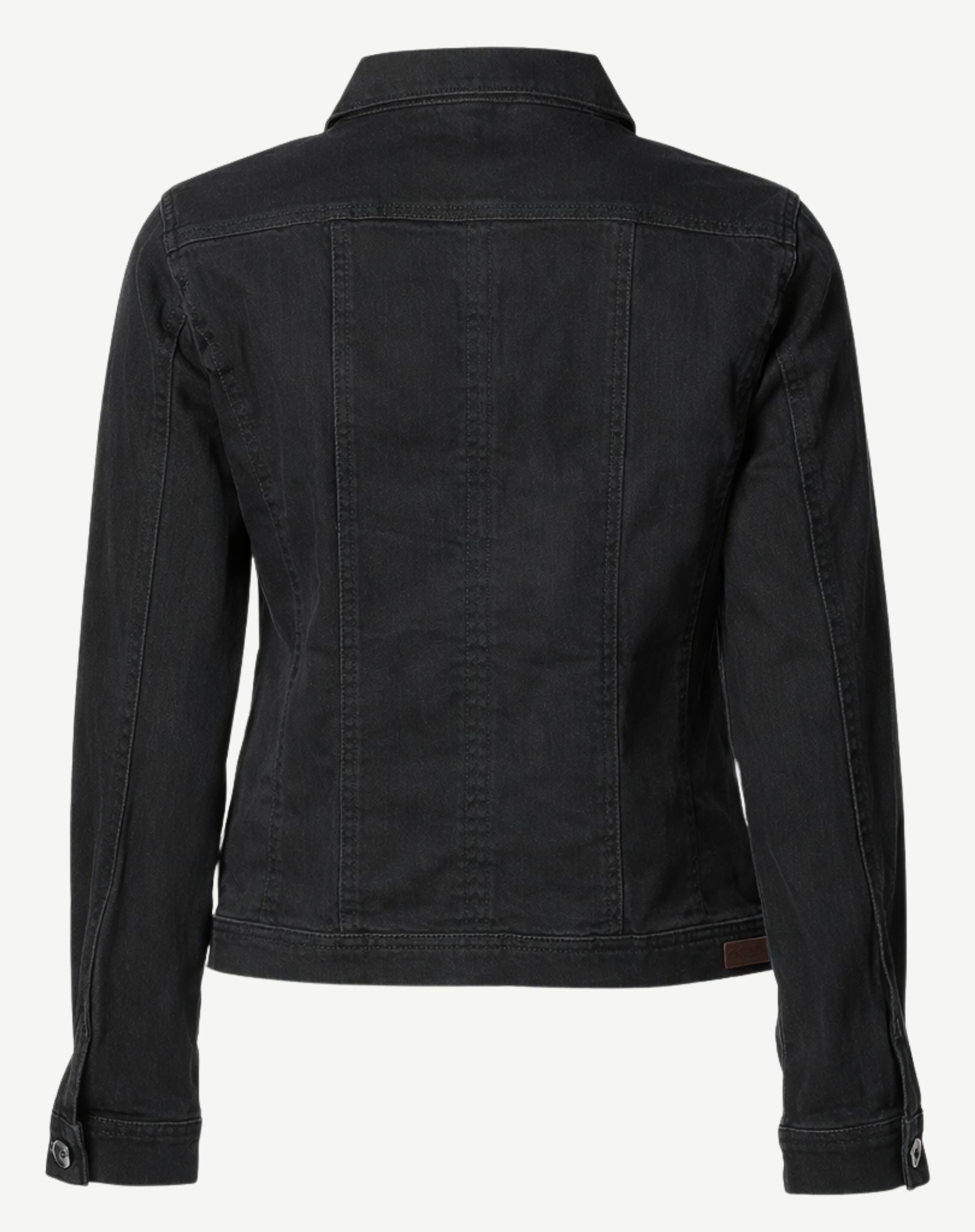 W04B7639 Corfu Black Stretch Womens Denim Jacket Corfu Easy Living