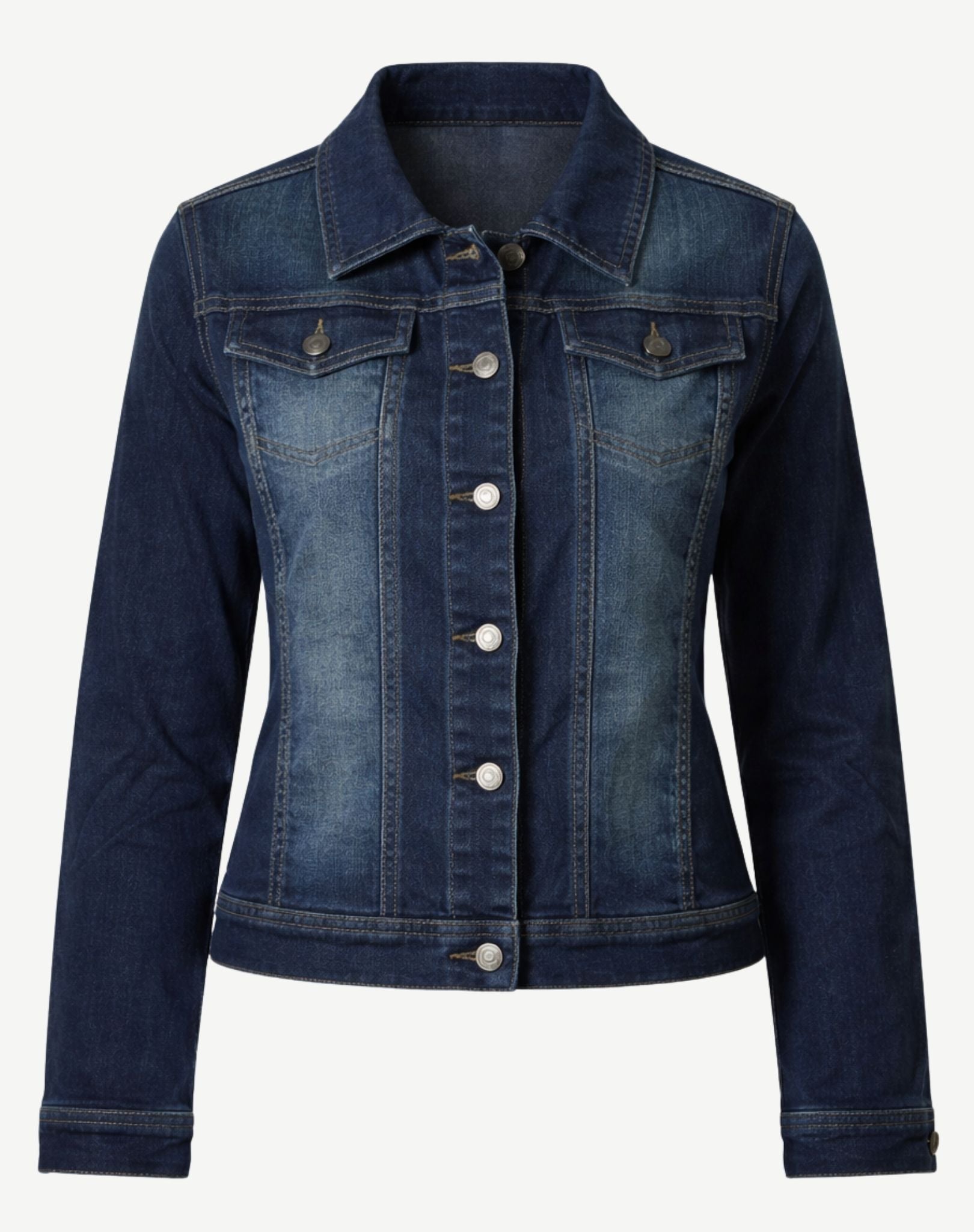 W04B7639 Indigo Denim Jacket Corfu Easy Living