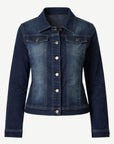 W04B7639 Indigo Denim Jacket Corfu Easy Living