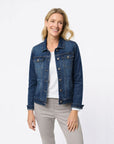 W04B7639 Indigo Denim Jacket Corfu Easy Living