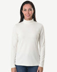 Winter White Long Sleeve Turtleneck Top Corfu Jeans