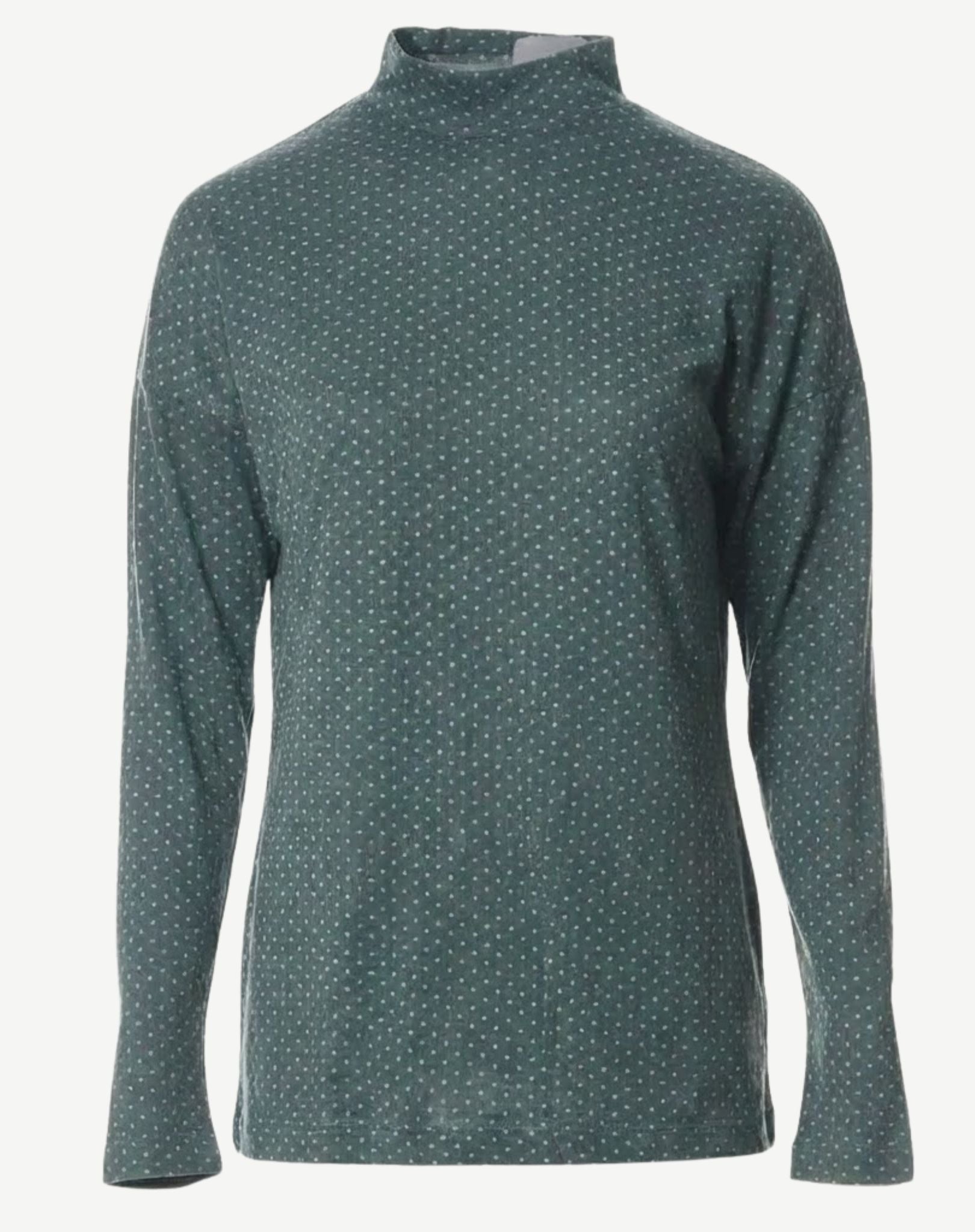 Moss Long Sleeve Turtleneck Top Corfu Jeans