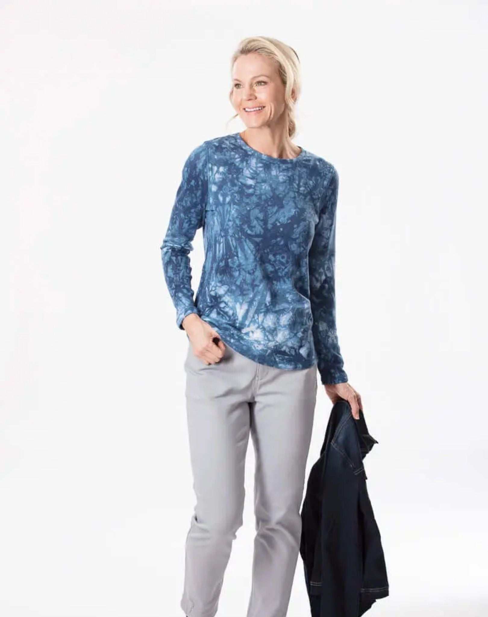 W2018119 Ocean Long Sleeve Top Corfu Easy Living