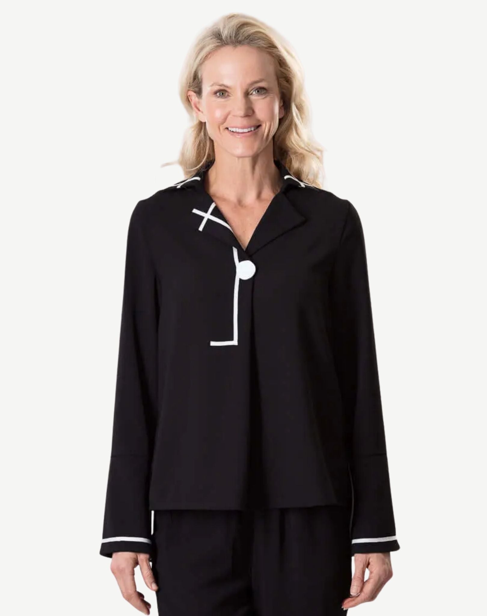 Black Stretch Soft Dressing Shirt Corfu Jeans