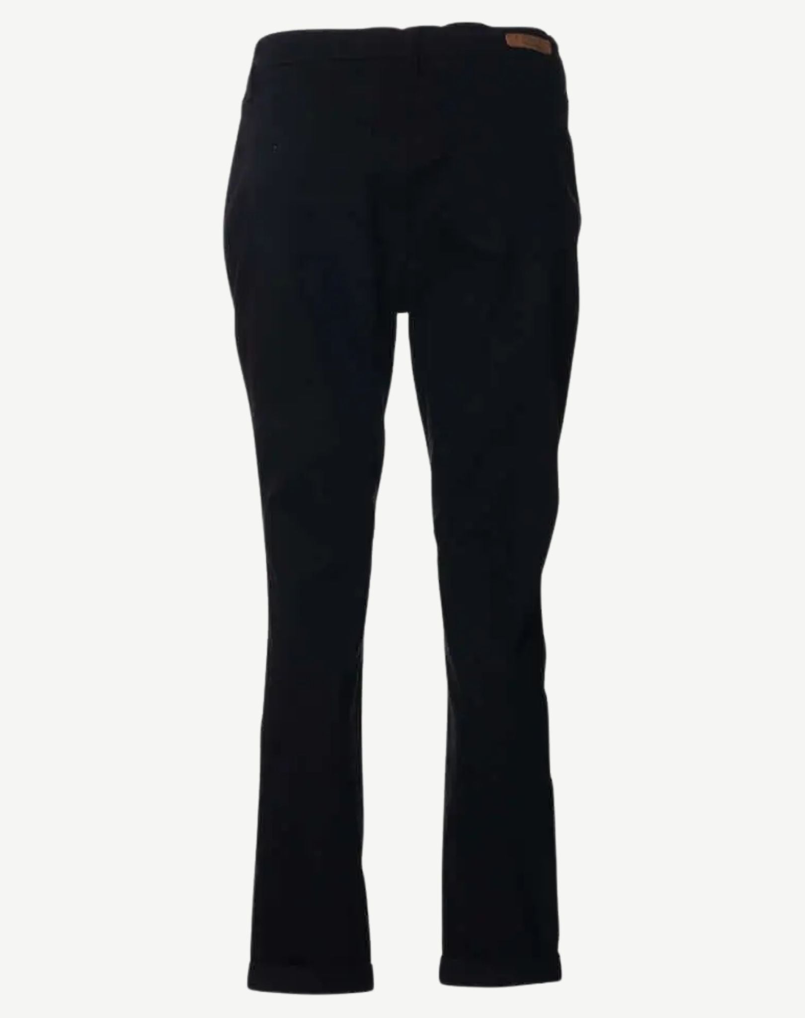Black Stretch Twill Trousers Corfu Jeans