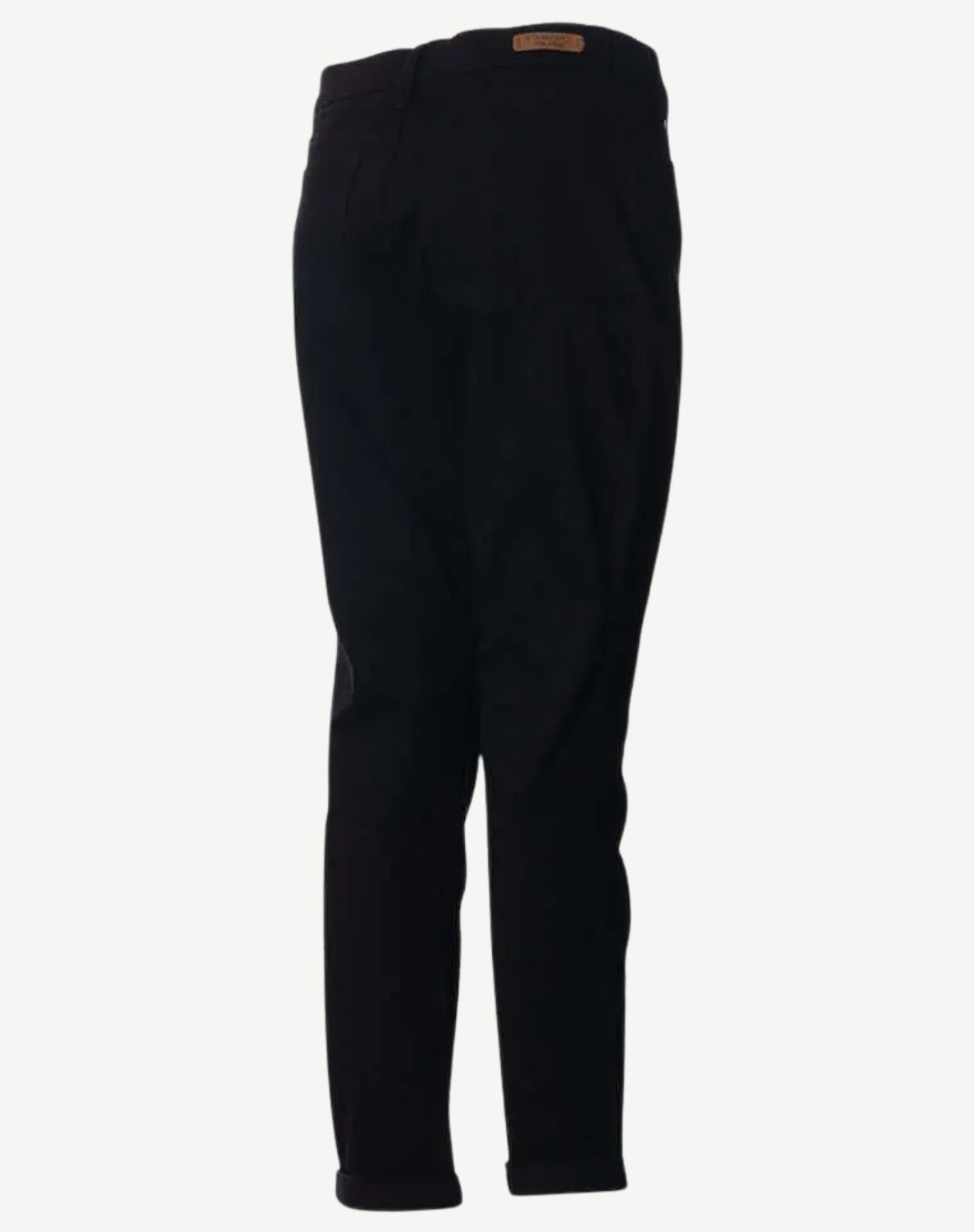 Black Stretch Twill Trousers Corfu Jeans