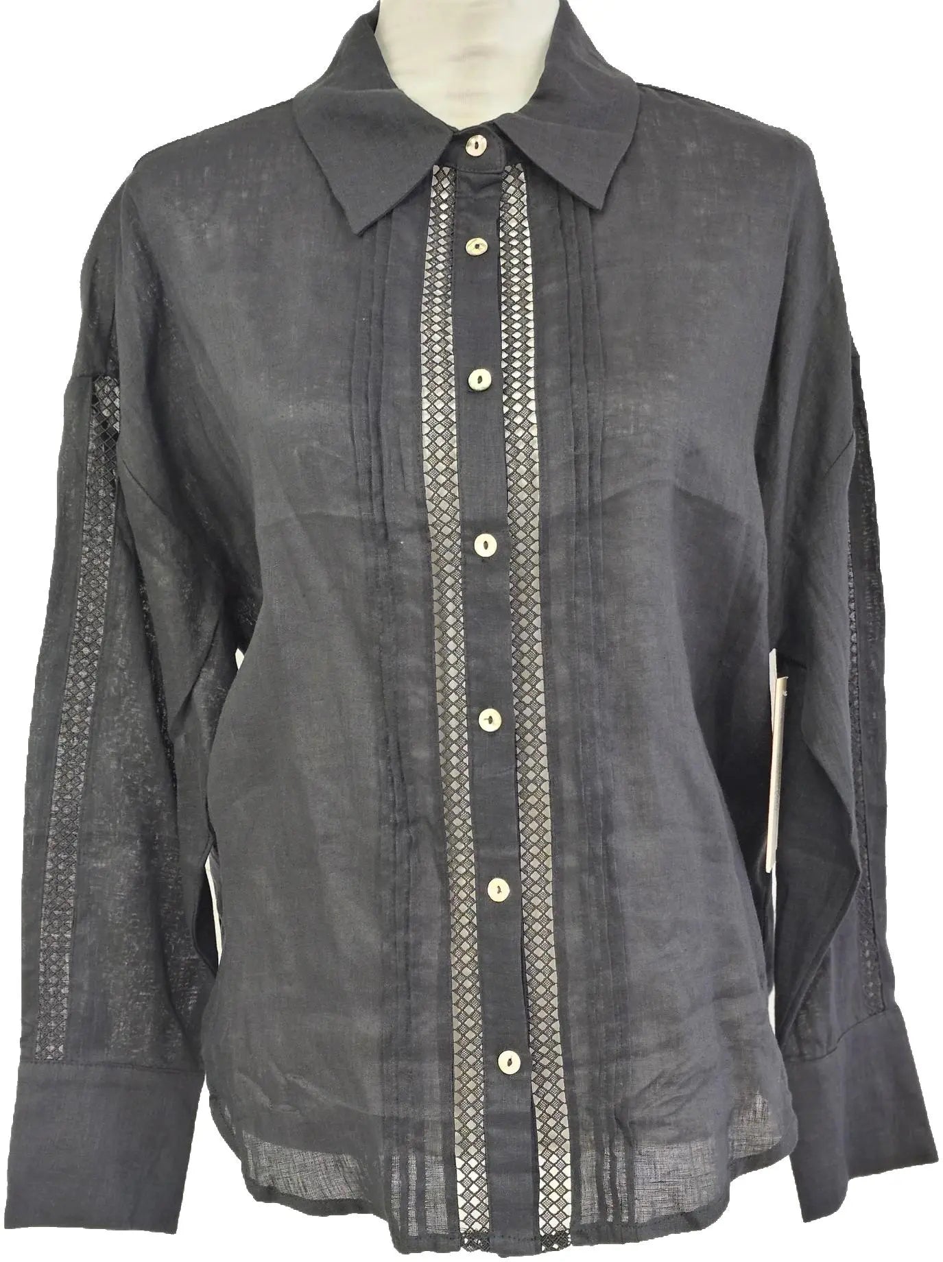 W206512 BLACK WINTER LINEN Corfu Jeans